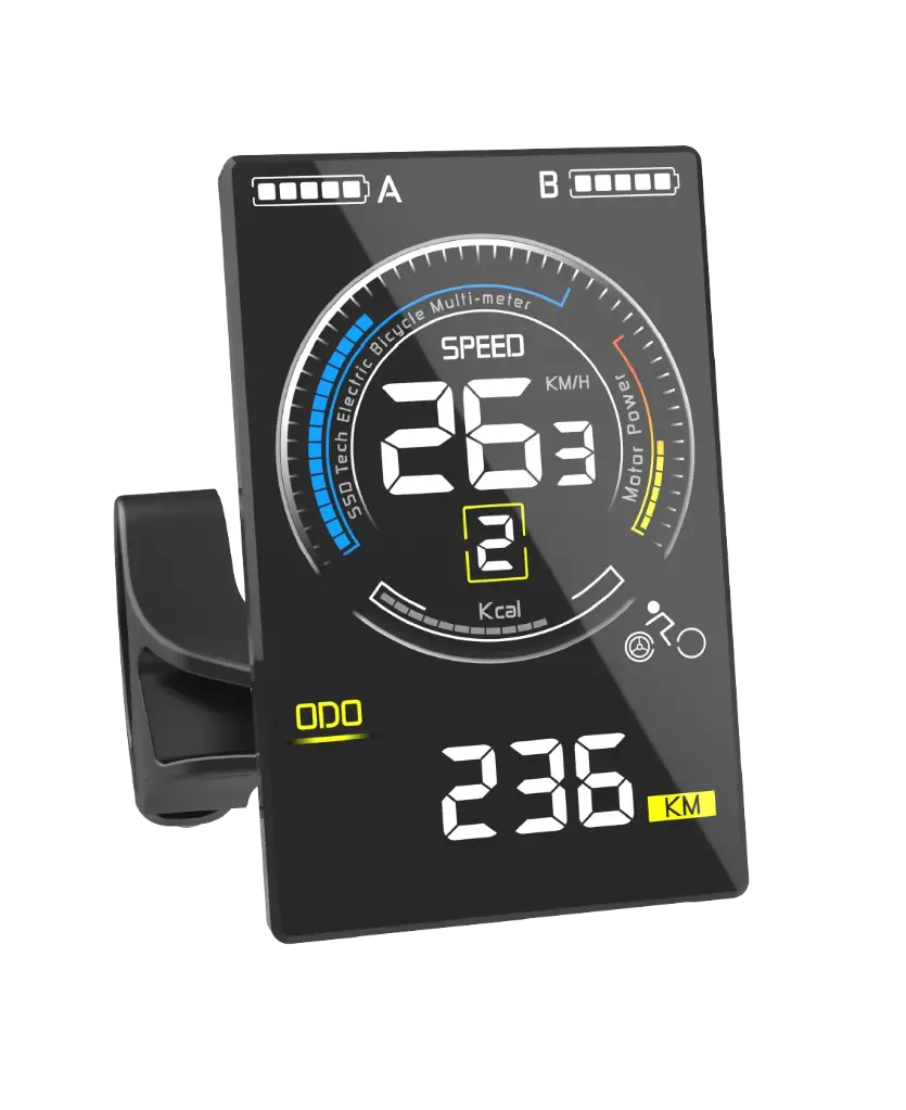EEMS D02 Kleuren display 36V met aparte bediening UART KM Protocol