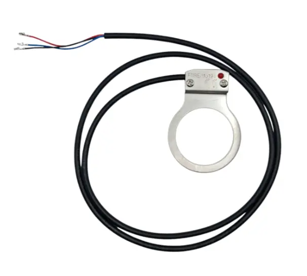 [PASGLASSOPENWIRE3PIN-280] Rotatiesensor met zwart glas LED – Mobi - 280 mm, open draden