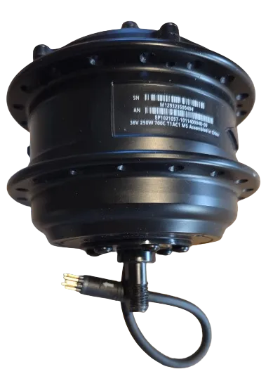 [M129BLACKFRONTANANDA] Ananda M129 voormotor zwart 9 pin connector