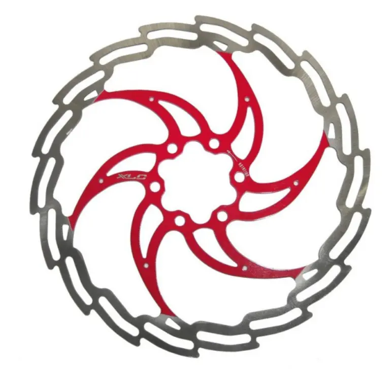 [XLRREDSILVER-203] XLC Disc 203 mm red/silver