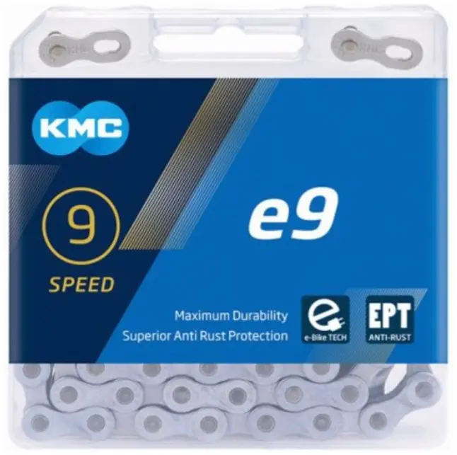 [KMC9SPANTIRUSTEBIKE] 9 Speed KMC ketting EBike anti-roest hardstaal Link Systeem