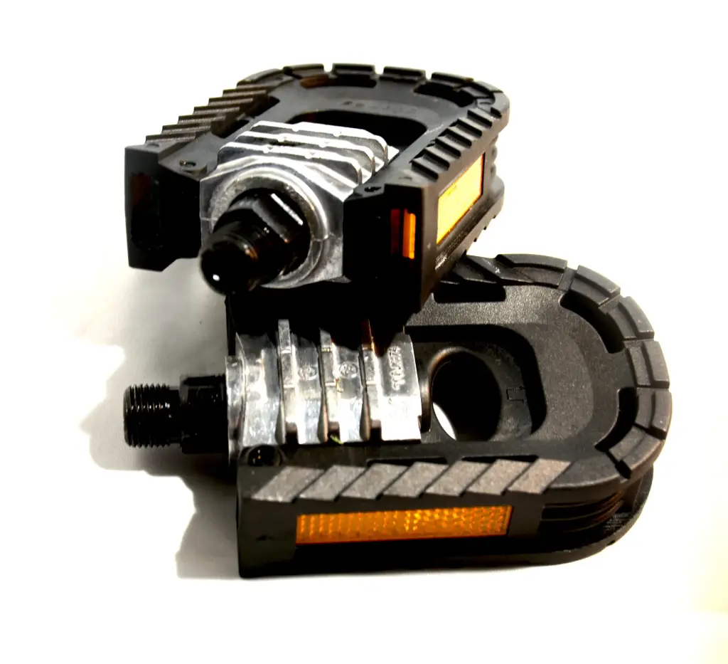 Logan Vouwpedaal 9/16 Inch Extra Grip - Zwart/Zilver