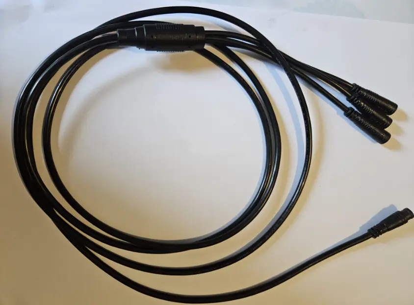 [MINERVADISPLAYCABLEV1] Minerva Display/Rem kabel lengte 190cm merk connector Jullet Versie 1 controller connector 6 pin