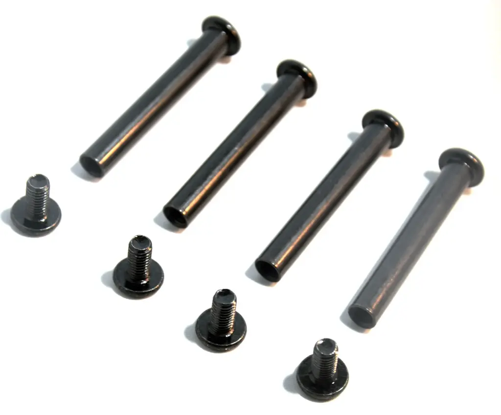 Motor montage bouten universeel bus M8 55 mm (4 stuks) met inwendige bout zwart