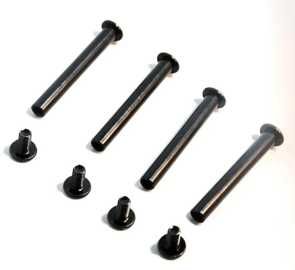 [SCREWSET2] Motor montage bouten universeel bus M8 60 mm (4 stuks) met inwendige bout zwart