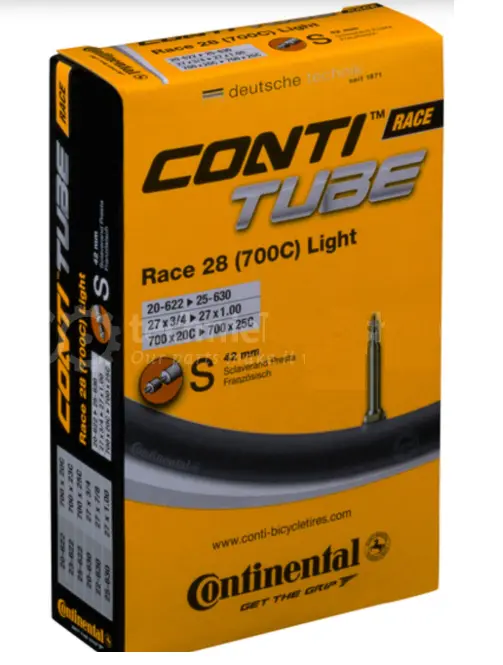 [CONTIRACE700C4225-630] Continental Race Tube 28" (700C) Light 42mm S Binnenband 25-630