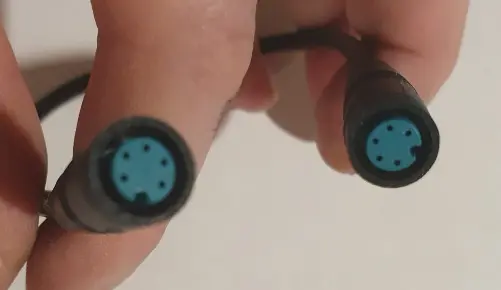 [EEMS_D990013] EEMS extentie kabel connector converter M9 Vrouwelijk Julet (5pin) naar M9 Vrouwelijk Julet  (5pin) Lengte 15cm