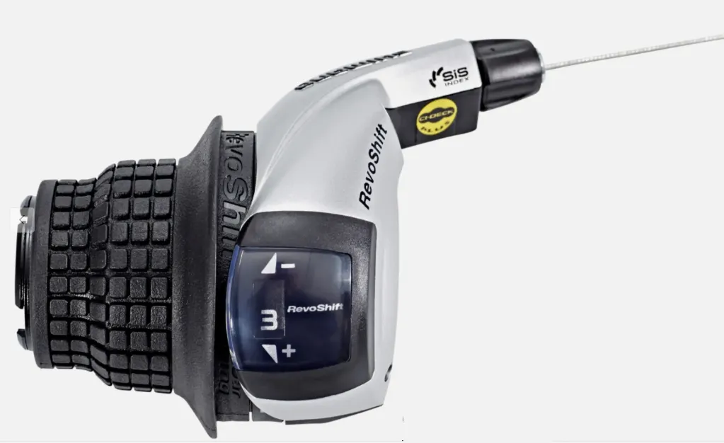 [SI-RS45-3SP-CABLE-1700] Shimano Links Draaiversteller 3 speed Tourney Sl-rs45 met versnellingkabel 1700mm met 