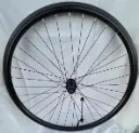 Achterwiel Andro 10 Ryde 28" zwart met snelsluiter, freewheel shimano 622x19C
