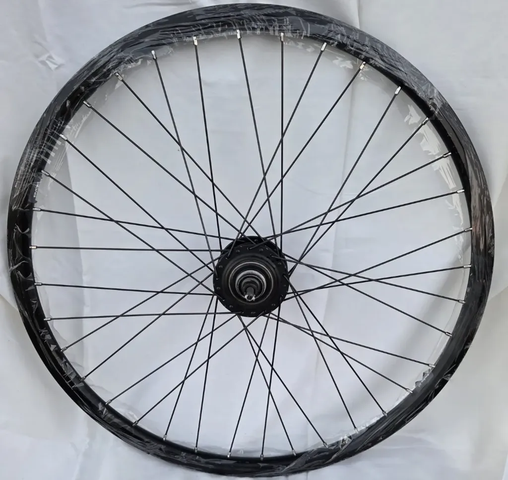 [WH200116] Achterwiel Rodi Airline 26" zwart met snelsluiter, freewheel shimano 559x19C