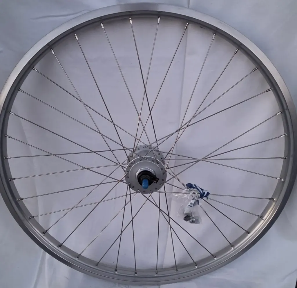 [WH200121] Voorwiel Schwalbe 28" 622-22 Grijs met Nexus DH-C3000-3N-NT 6V-3.0W dynamo