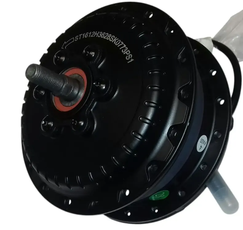 Voormotor hub Shengyi Eleon HD16 voor 6bout schijfrem DGW23M zwart mannelijk 6 pin connector