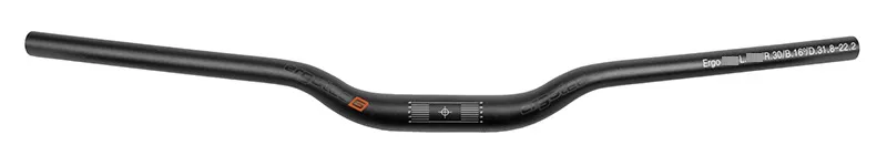 [ERGO631-8/22-2/610BLACK] Ergotec6 Ergo Plus stuur D31.8-22.2 mm/L610 mm/R30 mm