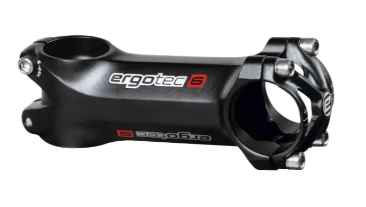 [ERGO6/31-8/80BLACK] Ergotec6 Piranha 2 stuurpen niet instelbaar, diameter 31.8mm 1/8", arm lengte center 80mm