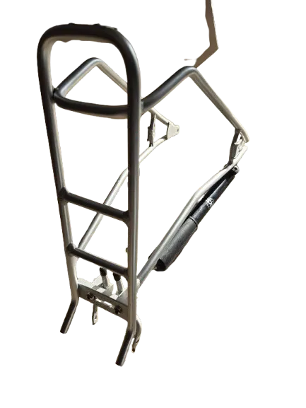 Universeel bagagerek grijs met fietspomp