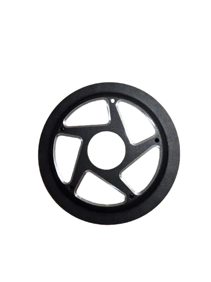 Bewo afdekplaat kettingtandwiel alu met bevestiging