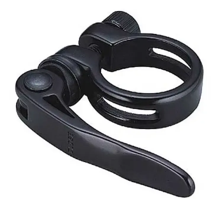 Zadelpenklem snelspanner 31,8mm zwart