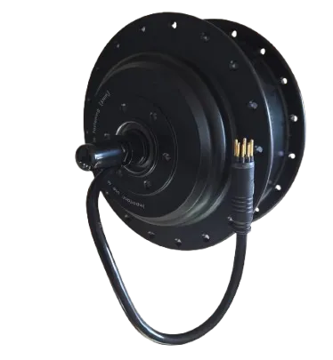 Ananda M131 achtermotor zwart 9 pin connector voorzien voor remschijf montage