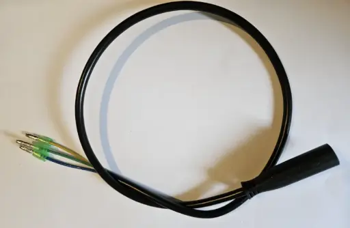 [BEWOMOTORCABLE1] BEWO Motor extensie kabel 3 fase - 3 pin lengte 65 cm