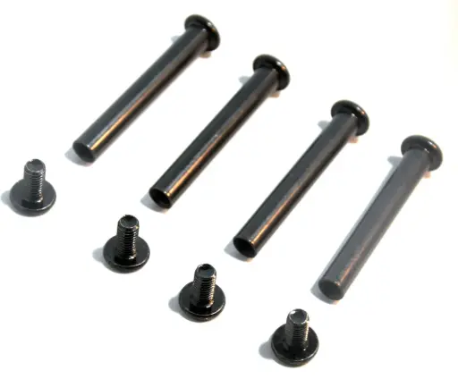 [SCREWSET1] Motor montage bouten universeel bus M8 55 mm (4 stuks) met inwendige bout zwart