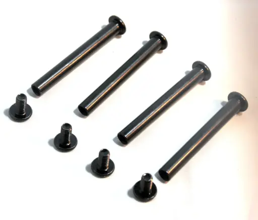 [SCREWSET3] Motor montage bouten universeel bus M8 65 mm (4 stuks) met inwendige bout zwart