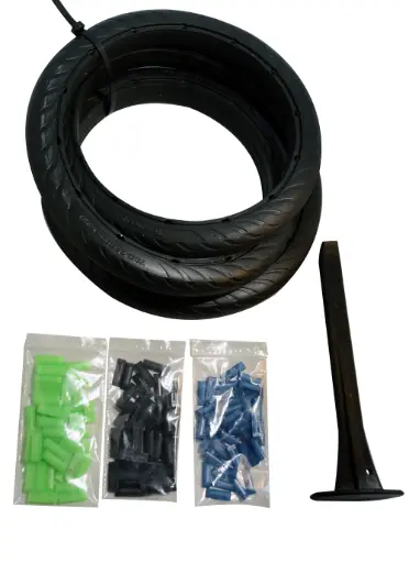 Tannus Aither 1.1 Airless Volle Buitenband Zwart 700x25c 26"-27,5" inclusief montage kit