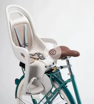 Polysport Kinderzit Grijs universeel voor bagage drager